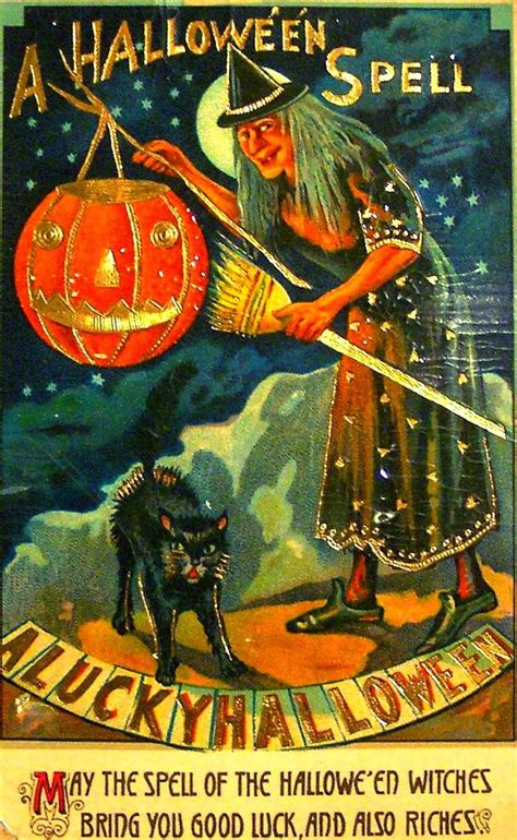 seduced    vintage halloween cards