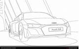 Audi Activity R8 Choice Gear Books Coloring Pages sketch template