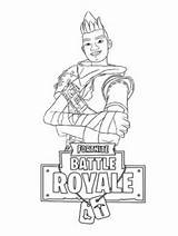 Fortnite Coloring Pages Color Raider Renegade Print Colouring Skins Printable Boys Battle Clipart Girl Royale Ranger Sheets Skin Kids Marshmello sketch template