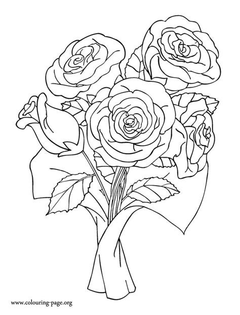 print  color  beautiful bunch  roses  mommy