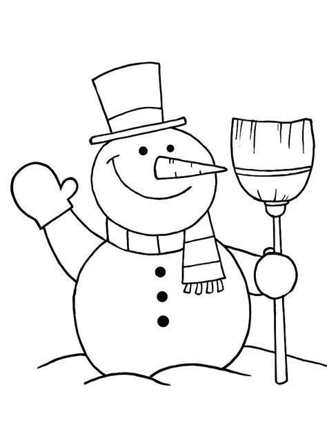 cute snowman coloring pages  getcoloringscom  printable