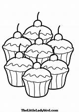 Cupcake Coloring Pages Kitty Hello Pastry Printable Kids Color Getcolorings Cake Cup Food Print Getdrawings Sheets sketch template