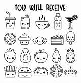 Kawaii Food Drawings Cute Paintingvalley sketch template