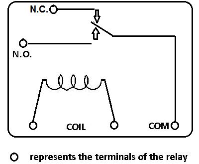 single pole double throw spdt relay wiring diagram