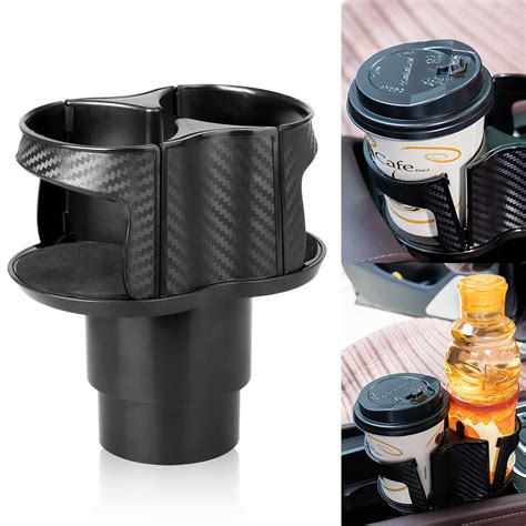 car center console dual cup holder    extender drink  bottle stand ebay