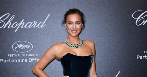 irina shayk attends the secret chopard party during the