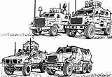 Coloring Pages Military Army Vehicles Truck Vehicle Mrap Sheets Cars Kids Monster Wecoloringpage Mixed Cartoon Choose Board Printable sketch template