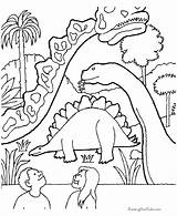 Dinosaur Coloring Pages Dinosaurs Color Print Printable Kids Colouring Printing Help Comments sketch template