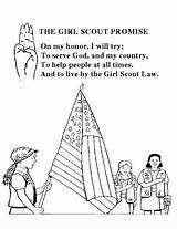 Scout Girl Law Coloring Promise Scouts Daisy Sheet Pages Sheets Activities Gs Color Crafts Flag Brownie Book Ceremony Juniors Daisies sketch template