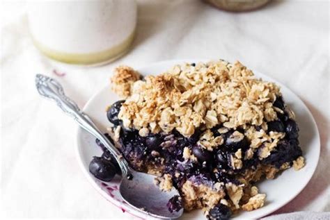 Blueberry Crumble Baked Oats Foodgawker Vegan Blueberry Crumble