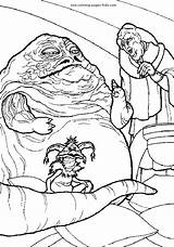 Jabba Starwars Kolorowanki Gwiezdne Wojny Coloriages Guerre Stellari Films Hutte Lumaca Bajka Dzieci Fantascienza Ausmalbilder Abc Ausmalen Ko Colorier sketch template