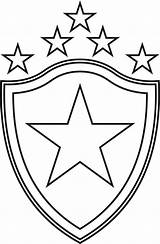 Botafogo Rj Emblema Emblemas Janeiro Imprima Digite sketch template