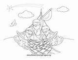 Coloring Pages Jesus Fishermen Bible Fish Disciples Fisherman Catch Nets Color School Their Printable Getdrawings Getcolorings Crafts sketch template