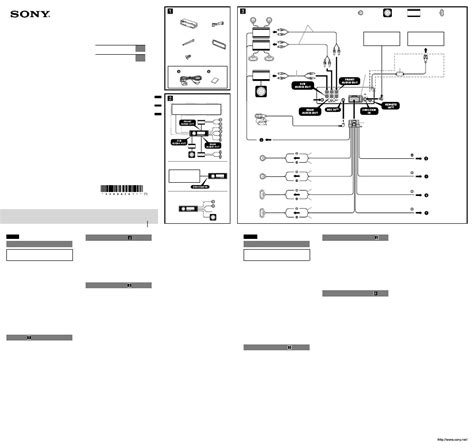 sony mex nbt installationconnections manual     pages