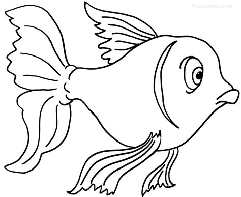 printable goldfish coloring pages  kids coolbkids