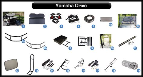 replacement parts  yamaha drive
