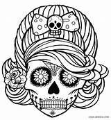 Teschio Messicano Skulls sketch template