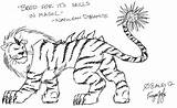 Liger Coloring Pages Getcolorings Unique Printable Print Color sketch template