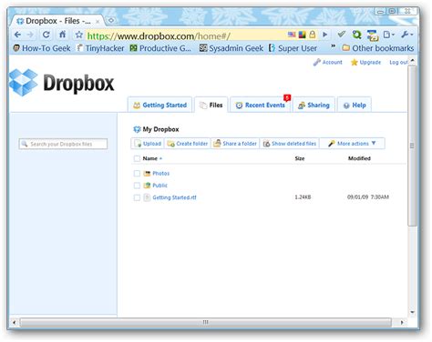 access  dropbox files  google chrome