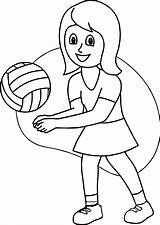 Volleyball Coloring Pages Court Drawing Printable Getcolorings Color Getdrawings sketch template
