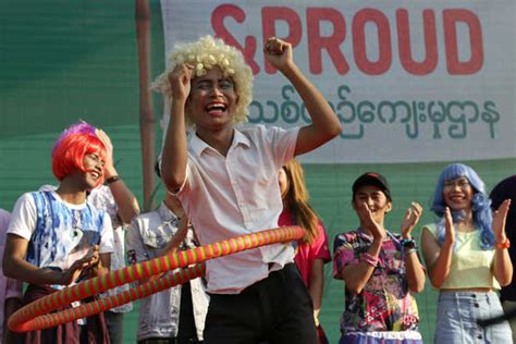 myanmar lgbt festival goes public for first time