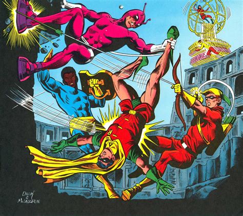 1977 Super Dc Calendar For November The Teen Titans Vs
