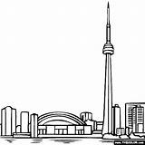Tower Cn Coloring Toronto Canada Ontario Pages Drawing Famous Clipart Places Sketch Landmarks Outline Eiffel Thecolor Landmark Kremlin Draw Colouring sketch template