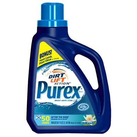 purex  oz   rain high efficiency concentrated liquid laundry detergent