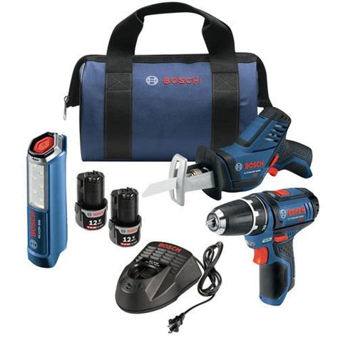 Buy Bosch Power Tools Combo Kit Gxl12v 310b22 12v Max 3 Tool Set With 3