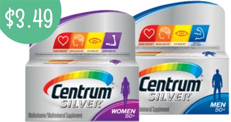 centrum coupon  silver multivitamins   couponers life
