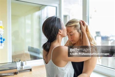 Beautiful Lesbians Kissing Stock Fotos Und Bilder Getty Images