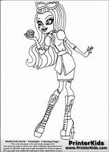 Frankie Stein Coloring Monster High Getdrawings Pages sketch template