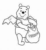 Pooh Coloring Thanksgiving Pages Winnie Getcolorings Bear sketch template