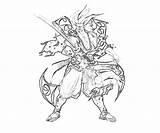Shodown Samurai Minazuki Zankuro Coloring Character Pages Another sketch template