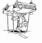 Car Coloring Pages Accident Driving Man Drawing Had When Getdrawings Place Color sketch template