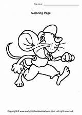 Lion Mouse Coloring Colouring Getcolorings Pages Color Getdrawings sketch template