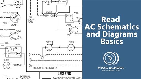 read ac schematics  diagrams basics youtube hvac school refrigeration  air