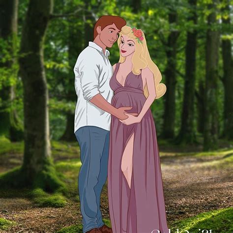 Princess Aurora And Prince Philip Artist Transforms Disney Princesses