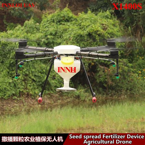 seed spread fertilizer drone agriculture spraying uav