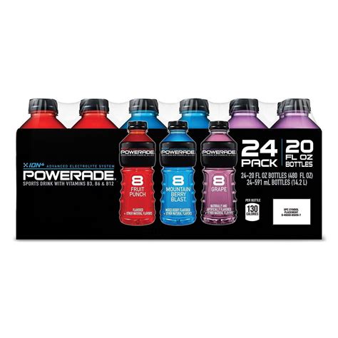 powerade ion sports drink variety  ounce  count walmartcom