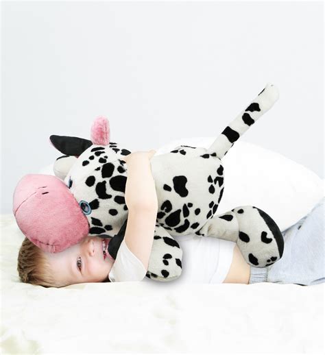 dollibu dollibu  xl stuffed animal pillow   soft moo