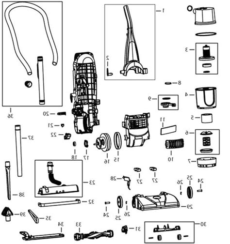 bissell powerforce helix parts diagram