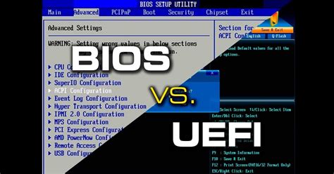 uefi vs bios whats the difference images
