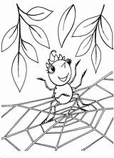 Spider Coloring Pages Cute Printable Sheet sketch template