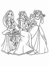 Mewarnai Coloring4free 2395 Princesses Hipster Mycoloring sketch template