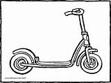 Scooter Pages Coloring Colouring Drawing Clipartmag Getdrawings sketch template