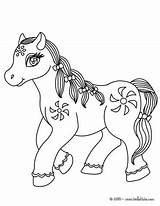 Pony Coloring Shetland Pages Getcolorings Flower Color sketch template