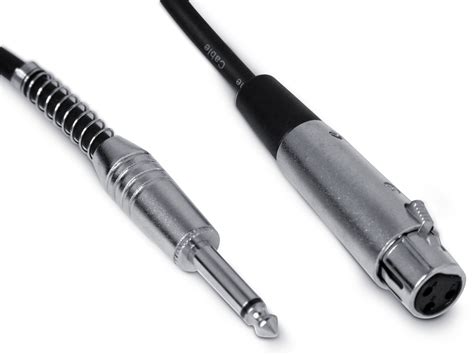 professional female xlr   jack cable mic microphone lead ofc patch mono ebay