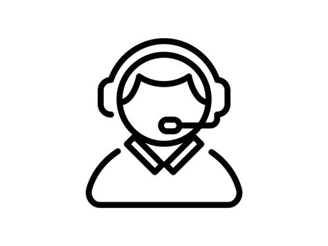 call center icon png vector  svg  ai cdr format