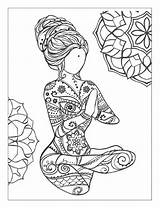 Mindfulness Coloring Pages Meditation Yoga Mandala Adult Kids Issuu Adults Book Mandalas Colouring Poses Sheets Print Color Books Pdf Feminine sketch template